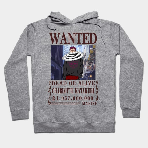 Charlotte Katakuri One Piece Wanted Hoodie by Teedream